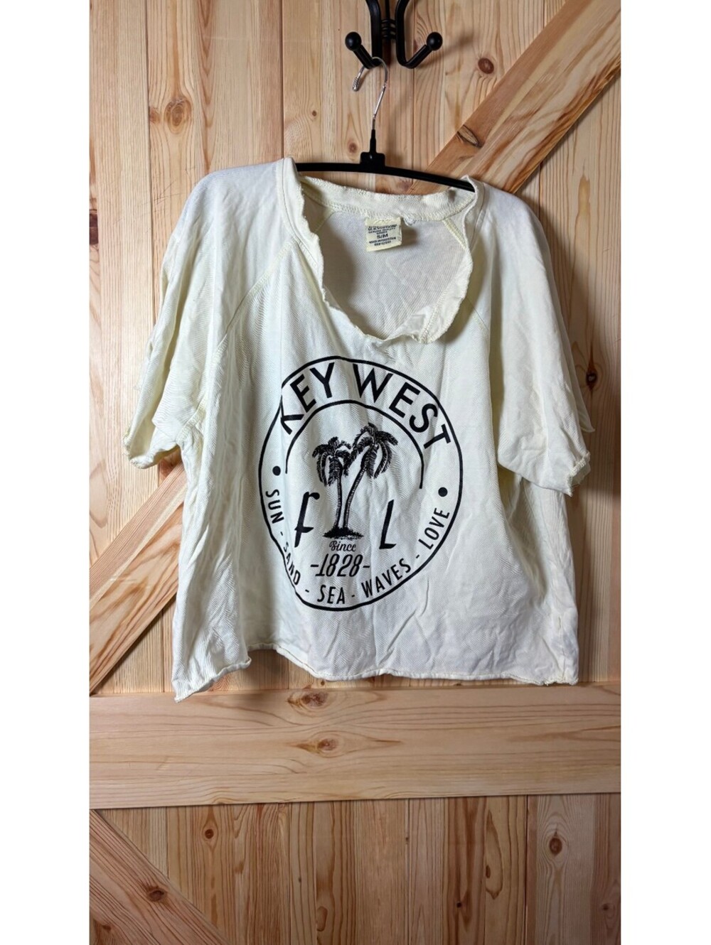 U.S. Vintage Key West Graphic Cotton T-Shirt S/M